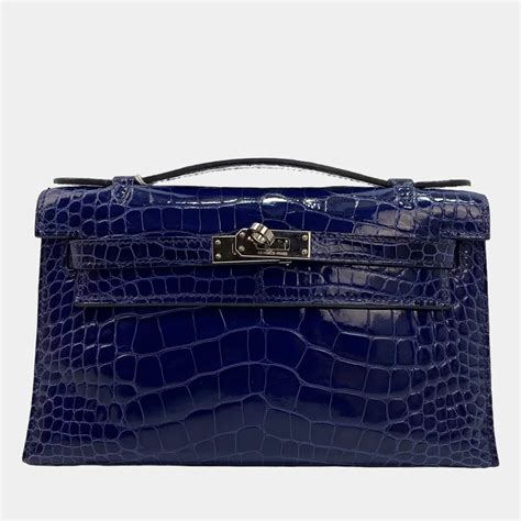 vintage hermes kelly crocodile|kelly pochette price 2022.